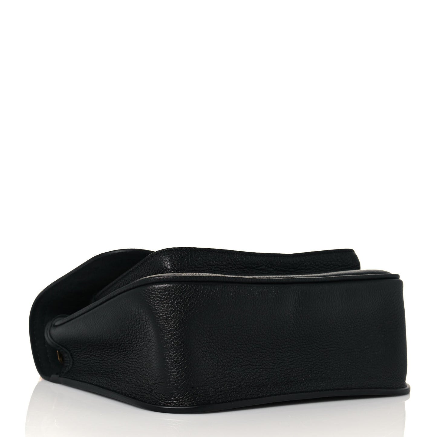 Grained Calfskin Lockme Chain Bag PM Black