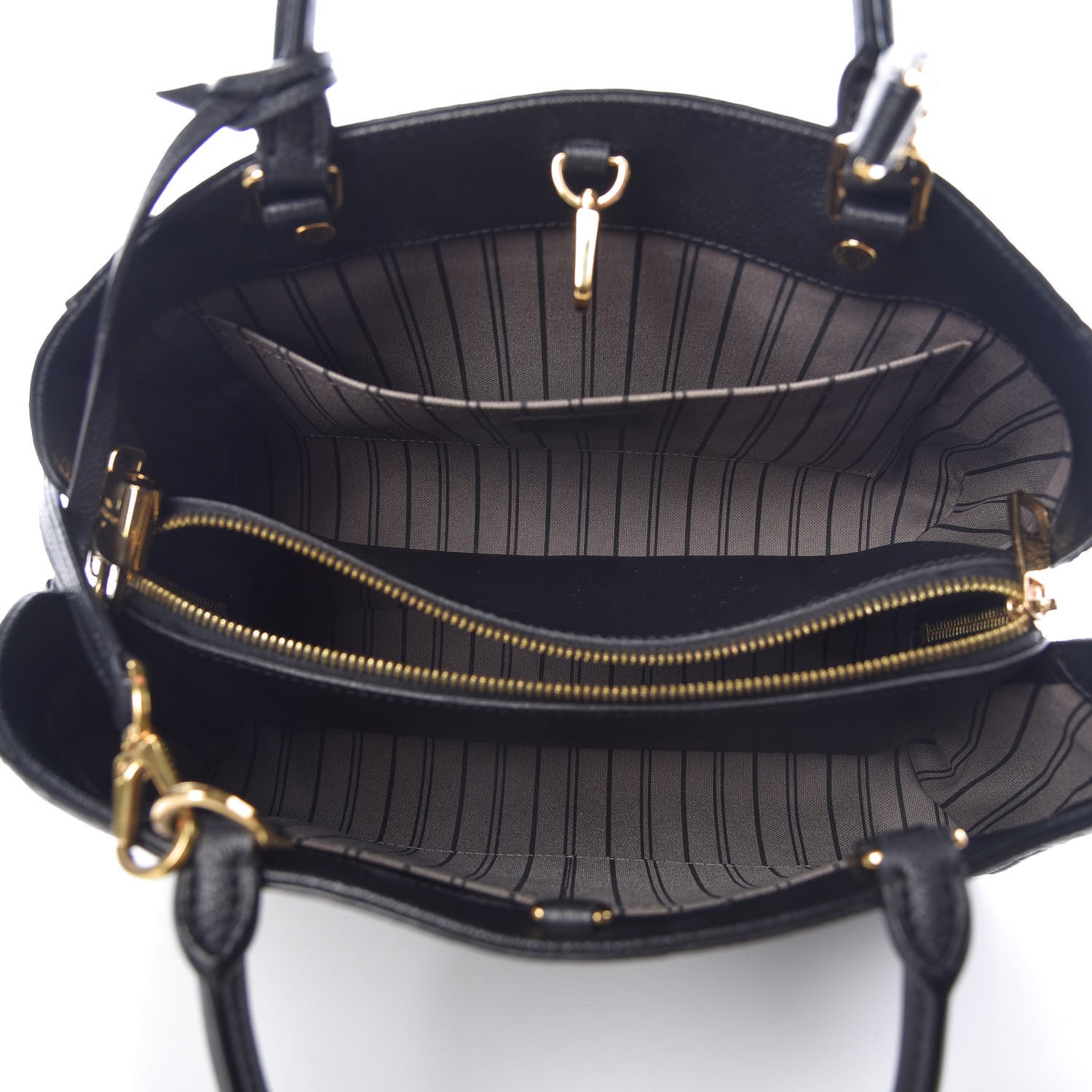 Louis Vuitton Empreinte Montaigne MM Black 6 of 16