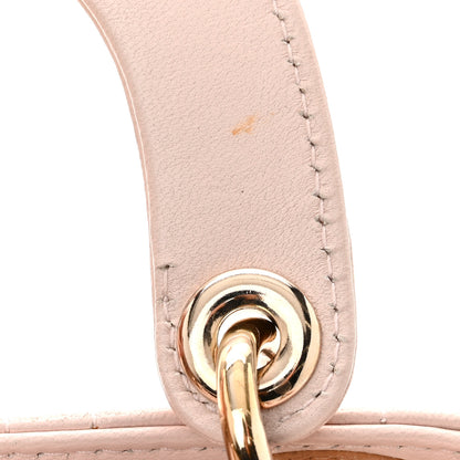 Christian Dior Lambskin Cannage Mini Lady Dior Rose Poudre 11 of 13