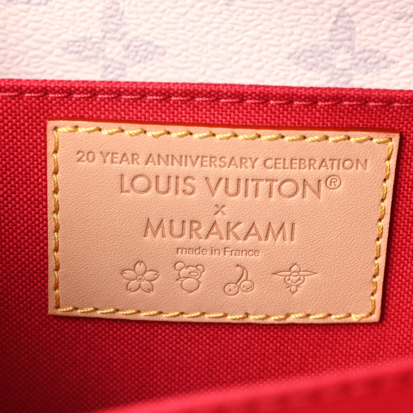 LV X TM Monogram Cerises Pochette Metis East West White