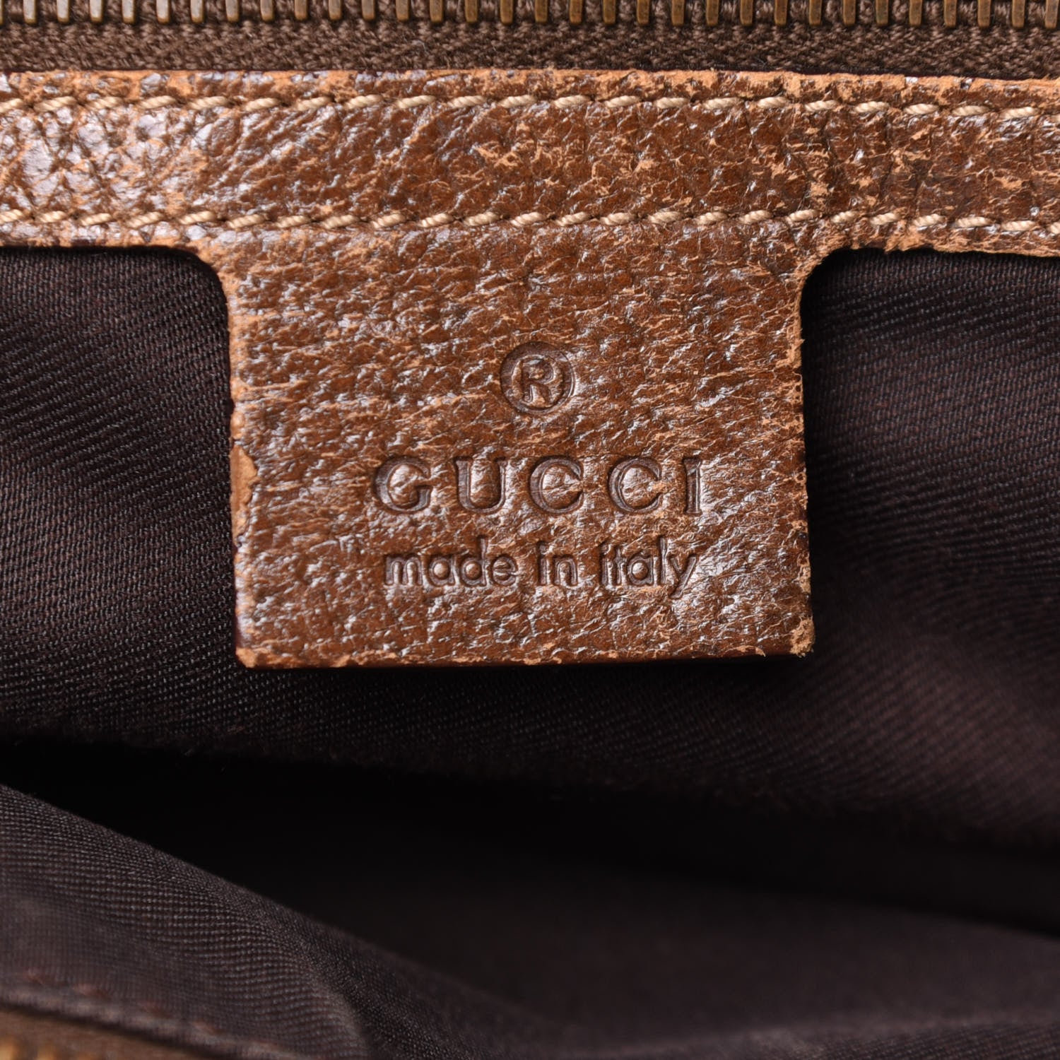 Gucci Monogram Pelham Studded Shoulder Bag Brown 5 of 11