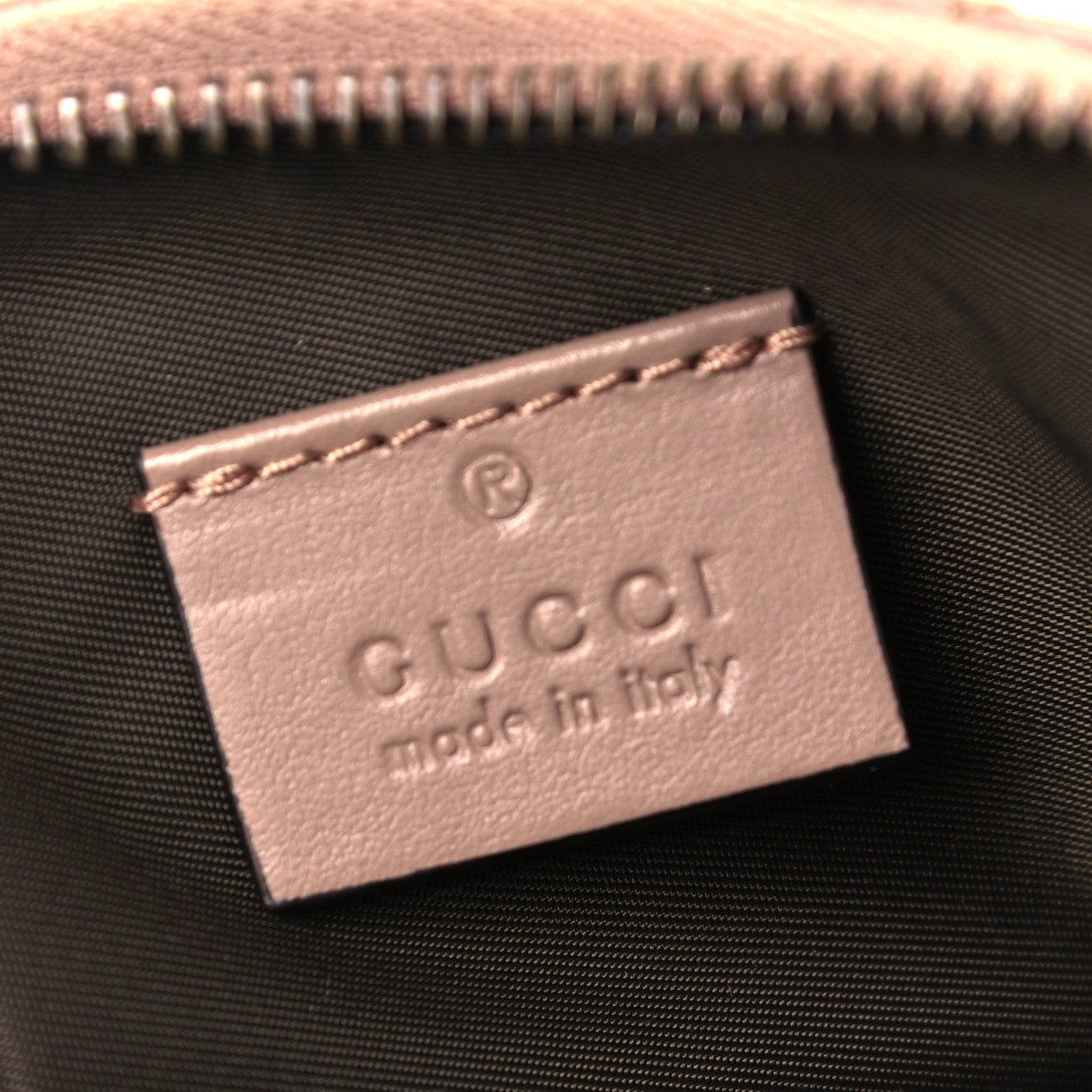 Gucci Calfskin Matelasse GG Marmont Pouch Cosmetic Case Porcelain Rose 6 of 9