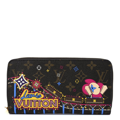 Louis Vuitton Monogram 2020 Christmas Animation Zippy Wallet Pivoine 1 of 10