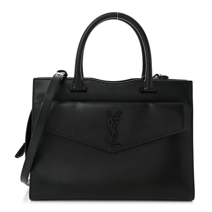 Saint Laurent Grain De Poudre Medium Uptown Tote Black 1 of 13