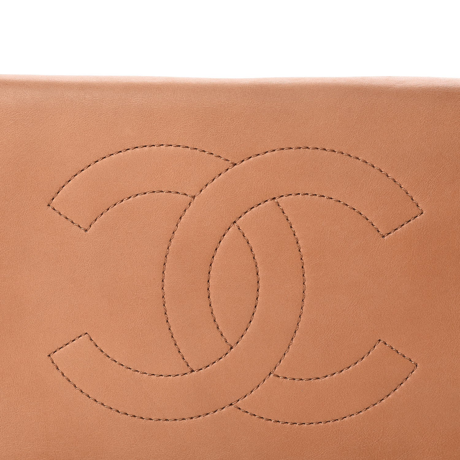 Chanel Calfskin Quilted Small Easy Shopping Tote Dark Beige 11 of 11