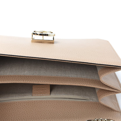 Gucci Dollar Calfskin Interlocking G Shoulder Bag Camelia 4 of 9