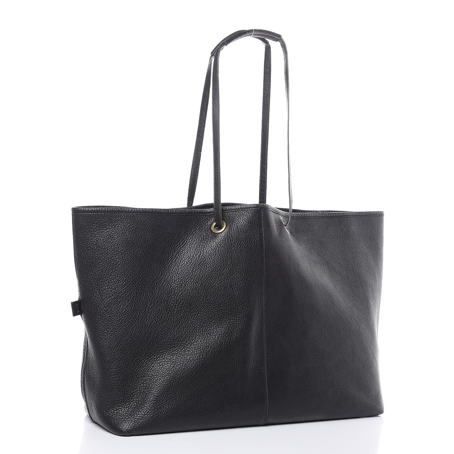 Calfskin Large Neo Double Reversible Tote Black