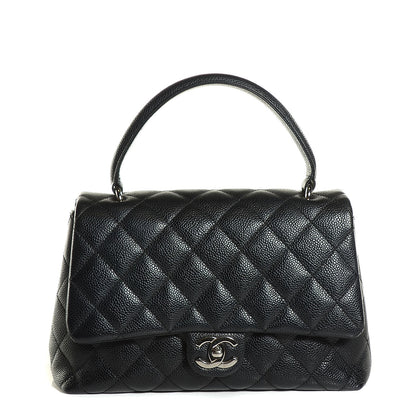 Chanel Caviar Quilted Jumbo Kelly Flap Black 1 of 8