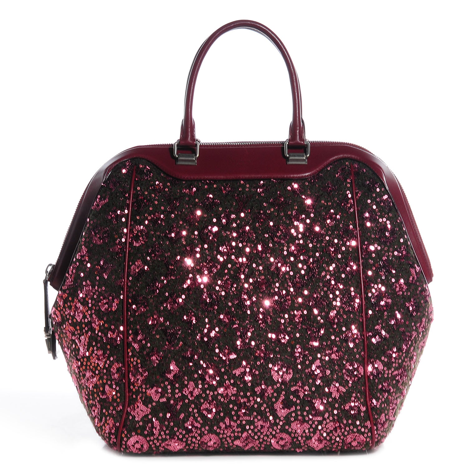 Louis Vuitton Sequin Monogram Sunshine Express North South Burgundy 1 of 7