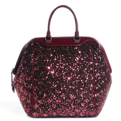 Louis Vuitton Sequin Monogram Sunshine Express North South Burgundy 1 of 7