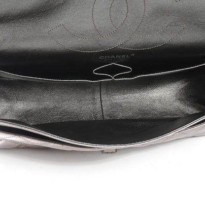 Chanel Aged Calfskin 2.55 Reissue 228 Flap Dark Silver 5 of 7