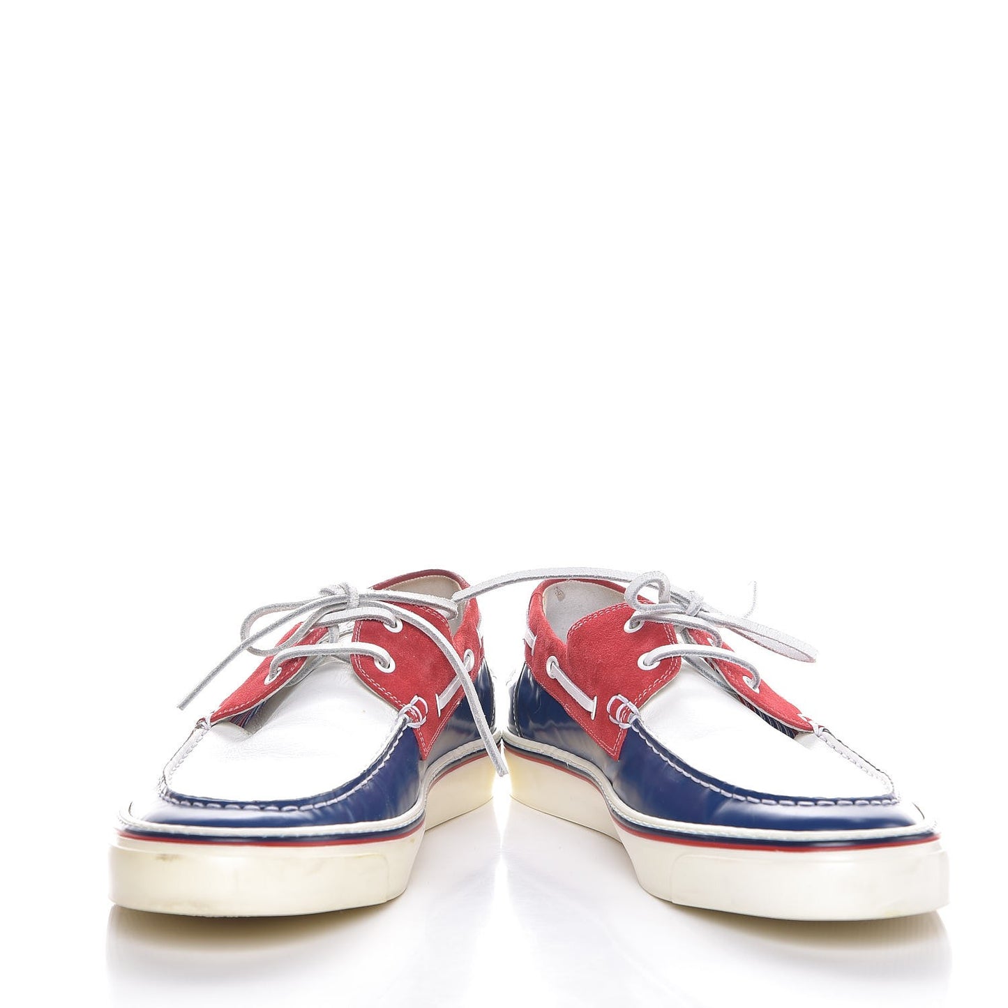 Mens Calfskin Wimbledon Sport Boat Shoes 13 Multi