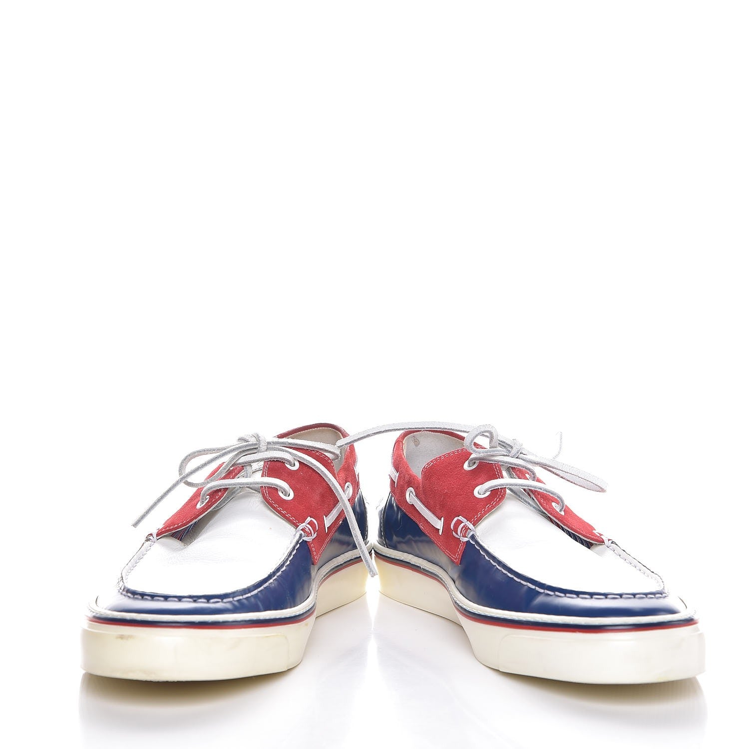 Gucci Mens Calfskin Wimbledon Sport Boat Shoes 13 Multi 5 of 10