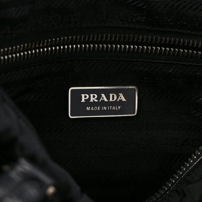 Prada Tessuto Nylon Shoulder Bag Black 5 of 7