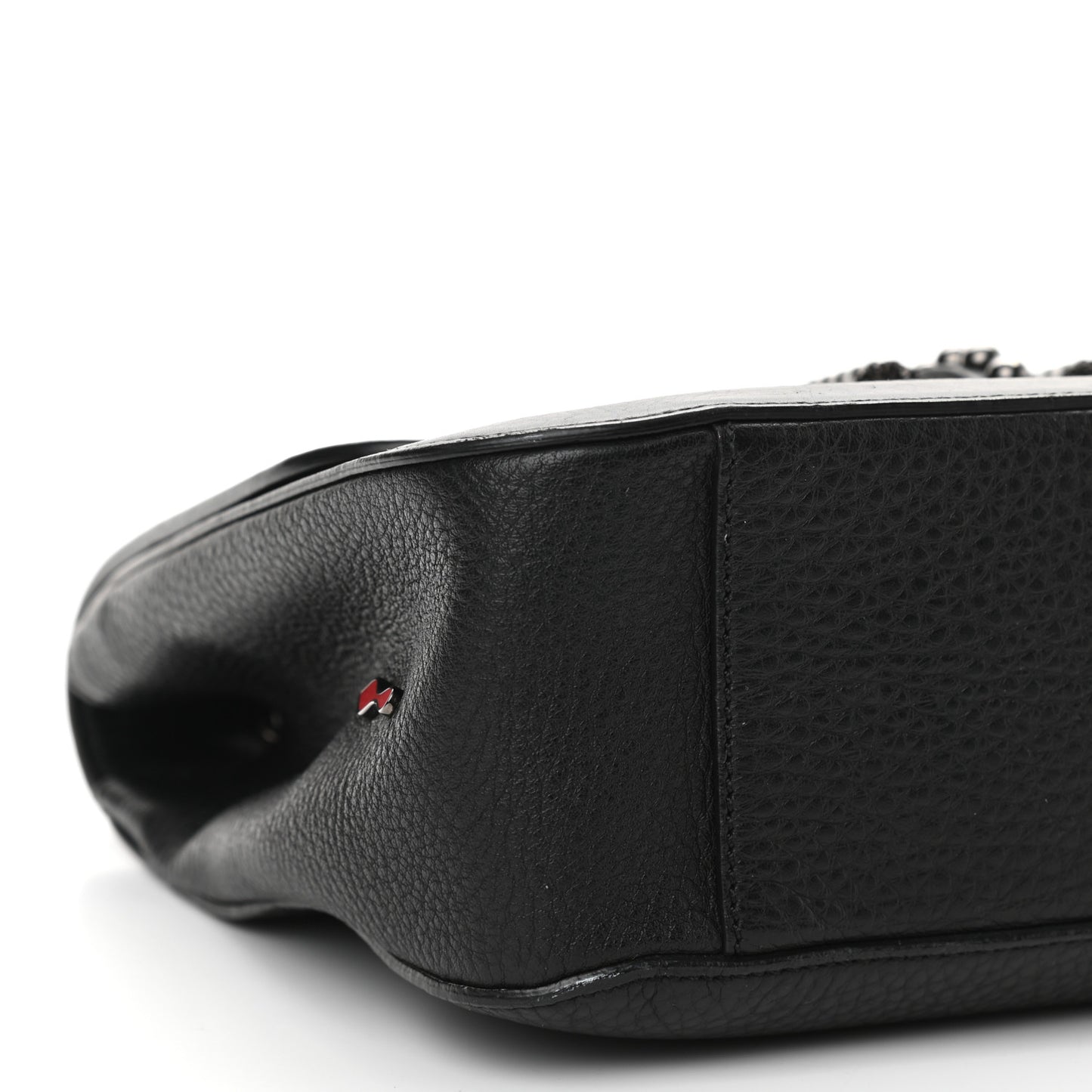 Calfskin Small Sweet Charity NV Shoulder Bag Black