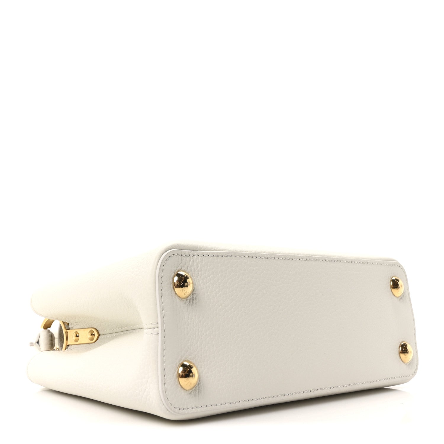 Louis Vuitton Taurillon Capucines BB Blanc Casse 4 of 9