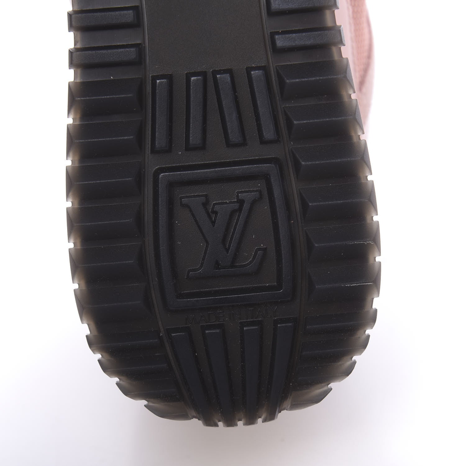 Louis Vuitton Suede Damier Azur Run Away Sneakers 37.5 Pink 9 of 9
