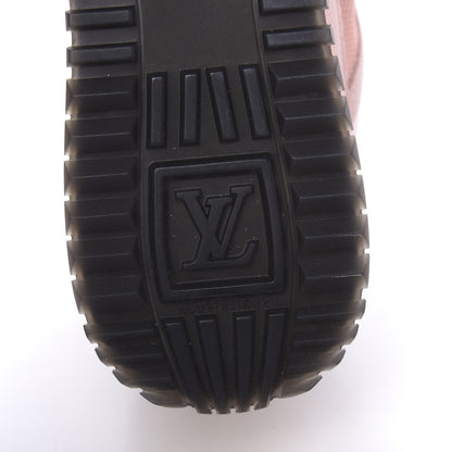 Louis Vuitton Suede Damier Azur Run Away Sneakers 37.5 Pink 9 of 9