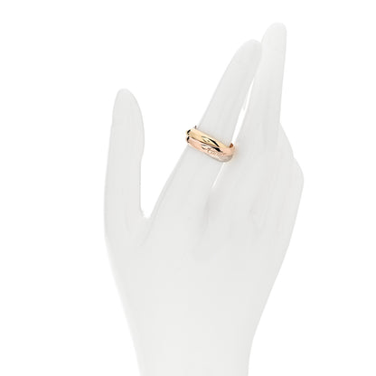 Cartier 18K Pink Yellow White Gold Classic Trinity Ring 53 6.25 2 of 5