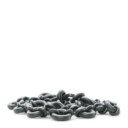 Loewe Brass Monochrome Donut Chain Shoulder Strap Olive Green 2 of 4