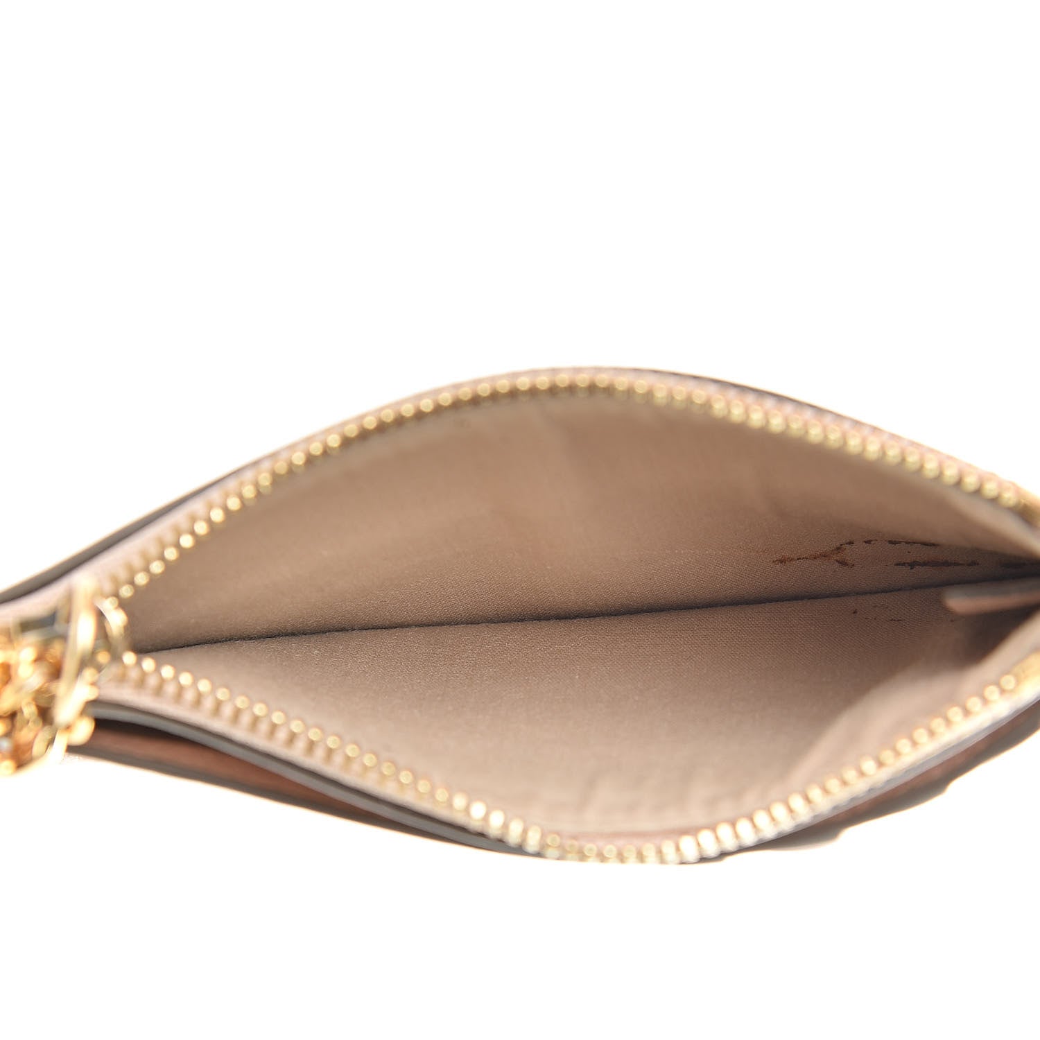 Chloe Grained Calfskin Drew Card Holder Cement Pink 5 of 8