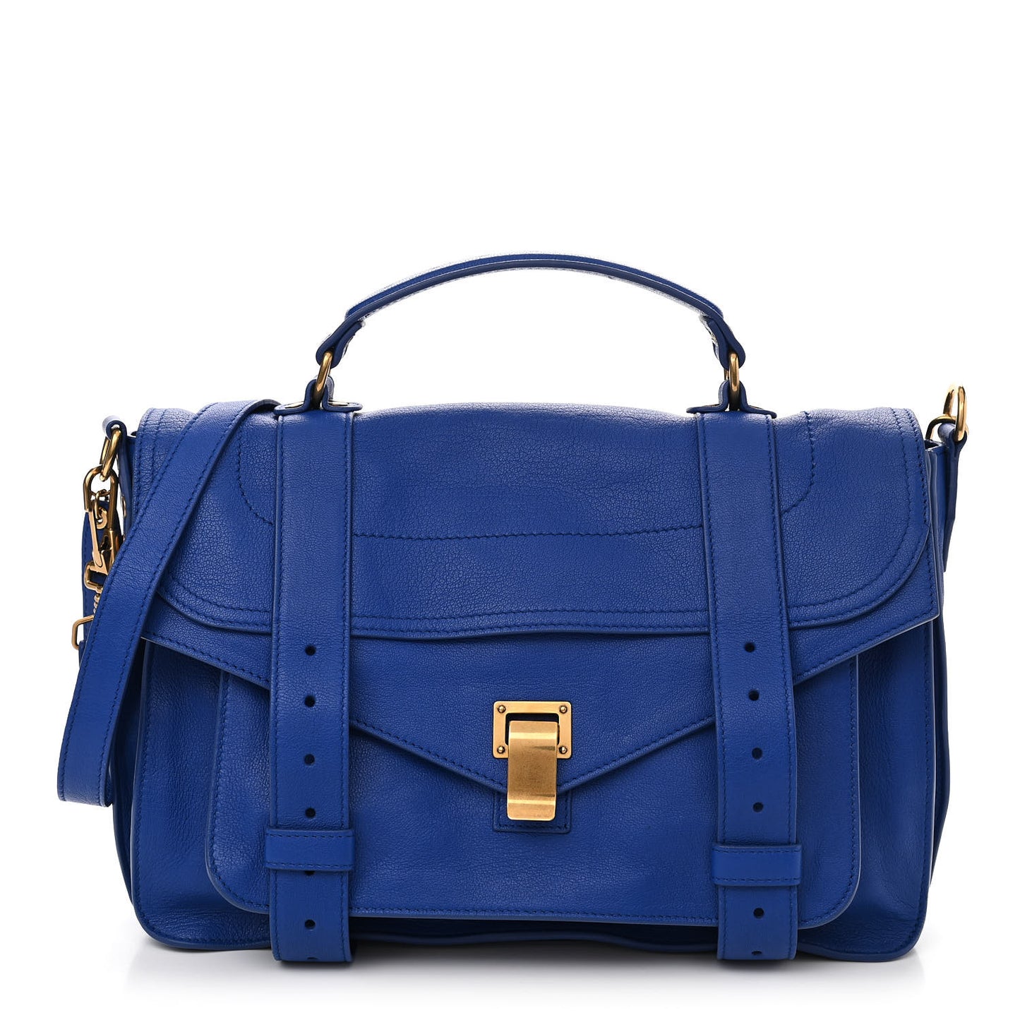 Lambskin Medium PS1 Satchel Royal Blue