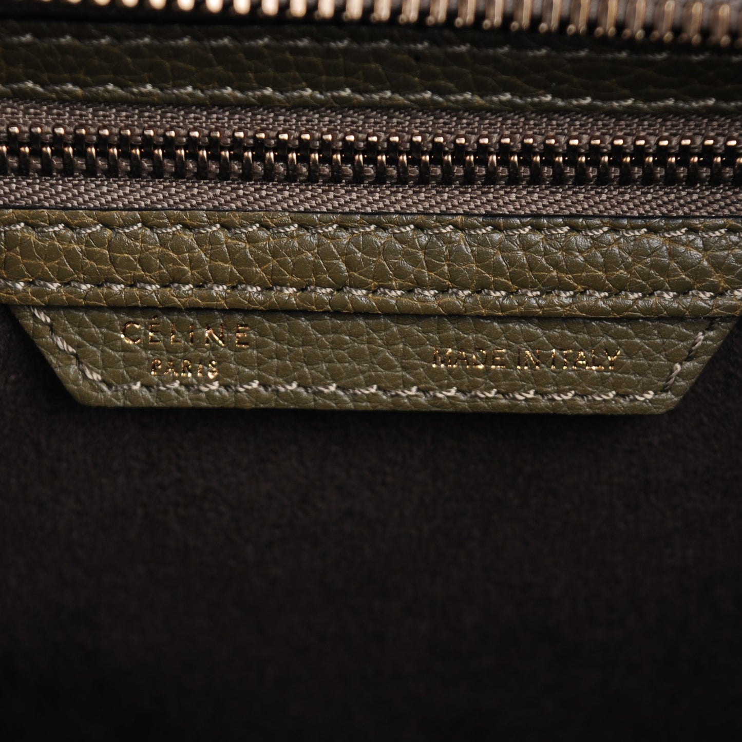 Drummed Calfskin Micro Luggage Jungle