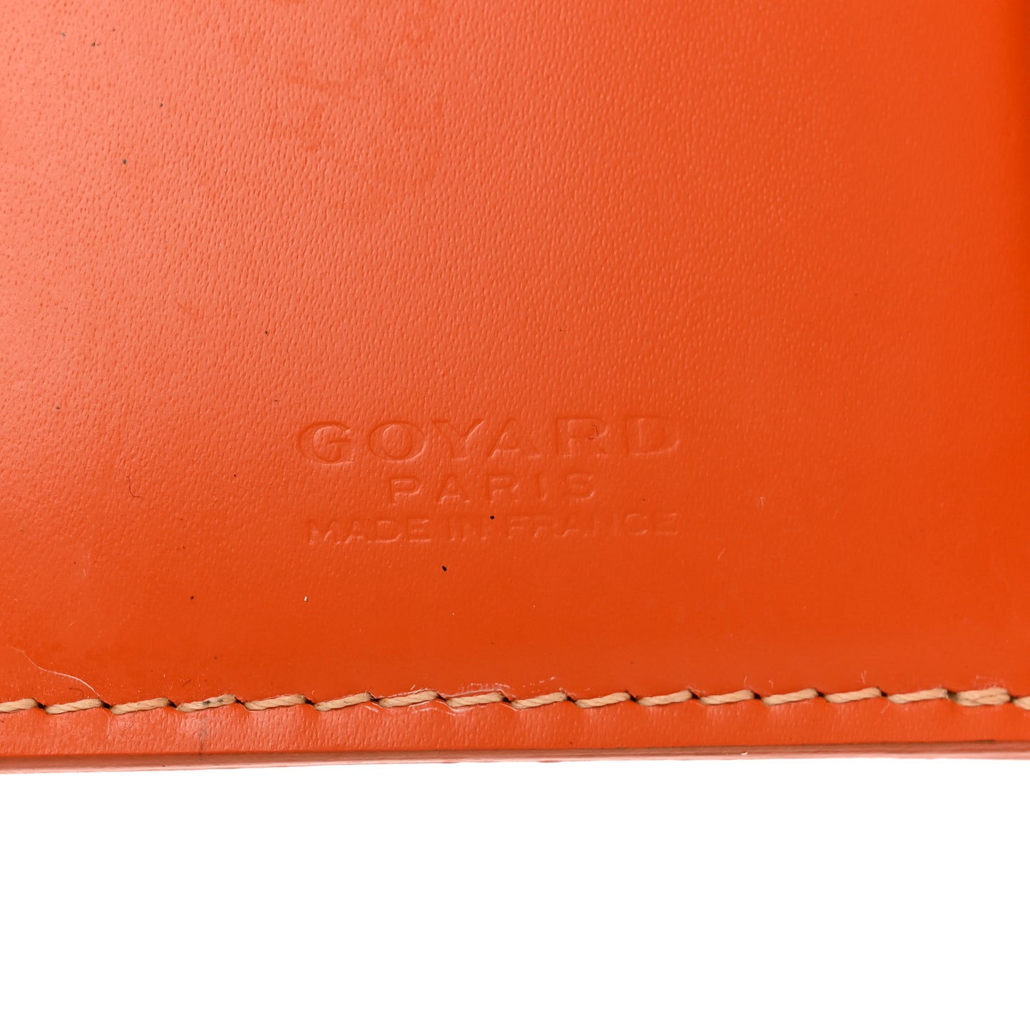 Goyardine Saint Pierre Card Holder Orange