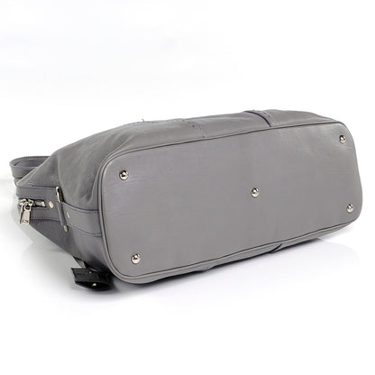 Saint Laurent Leather Oversized Muse Grey 4 of 8