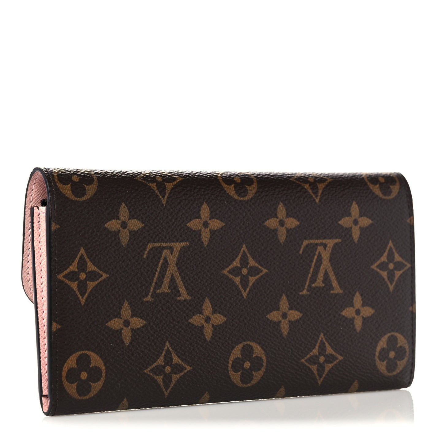 Monogram Emilie Wallet Rose Ballerine