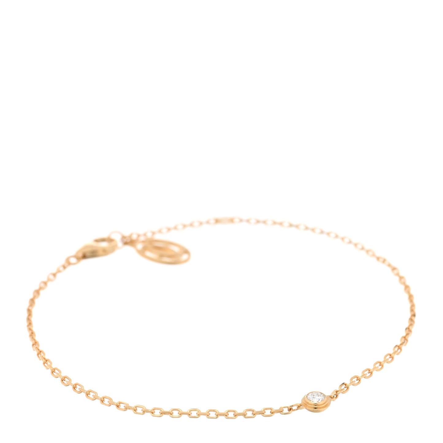 18K Yellow Gold Diamond SM D'Amour Bracelet