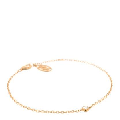 Cartier 18K Yellow Gold Diamond SM D'Amour Bracelet 1 of 4