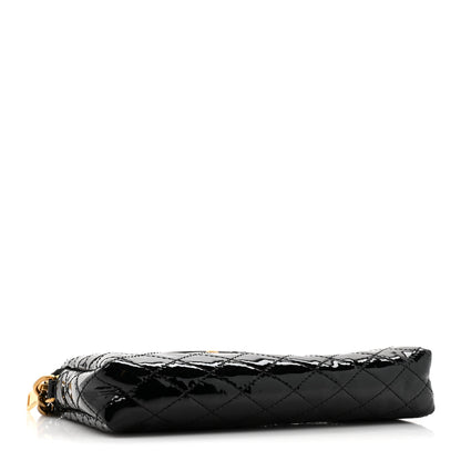 Saint Laurent Lambskin Quilted Gaby Zipped Pouch Black 4 of 11