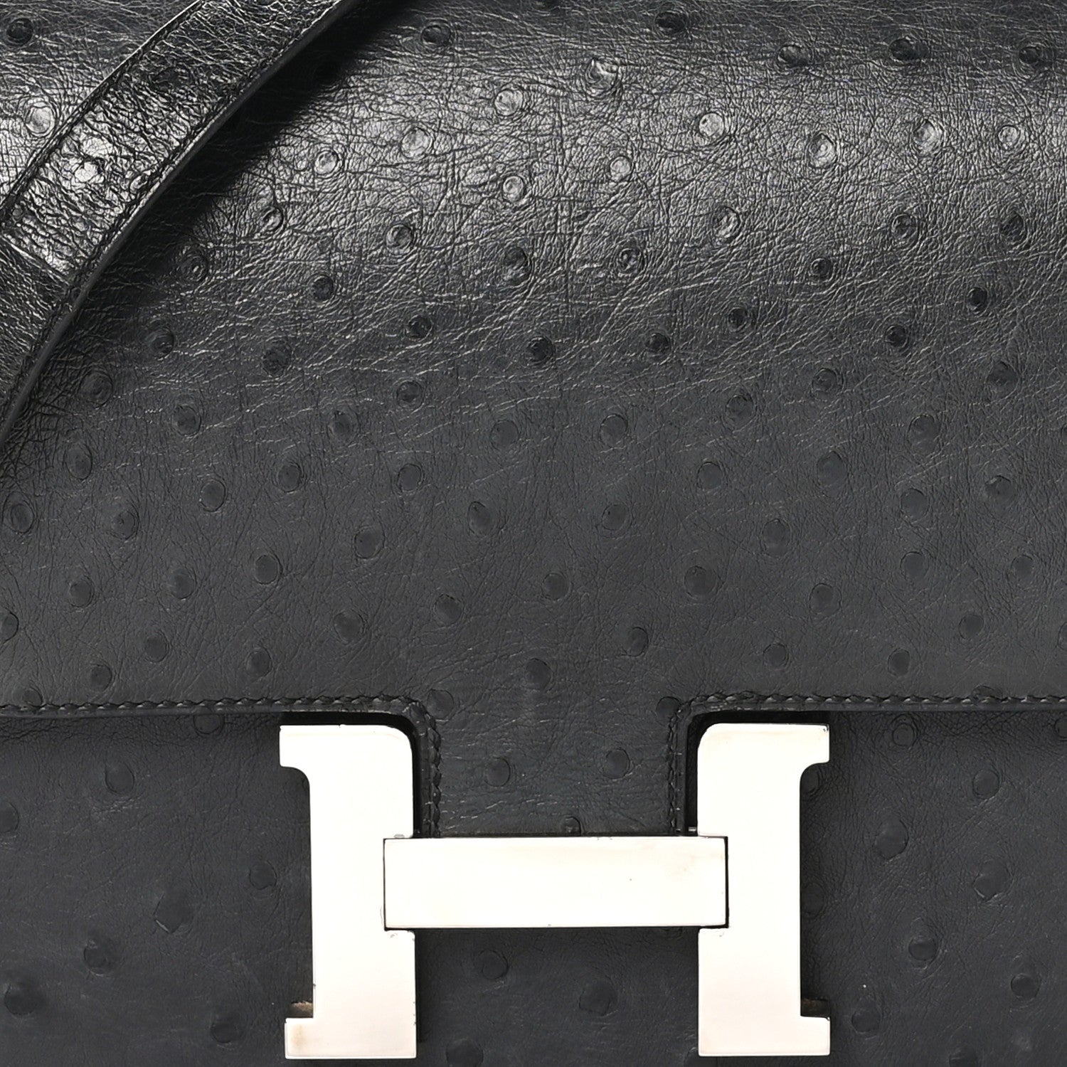 Hermes Ostrich Constance 24 Bleu Iris 9 of 13