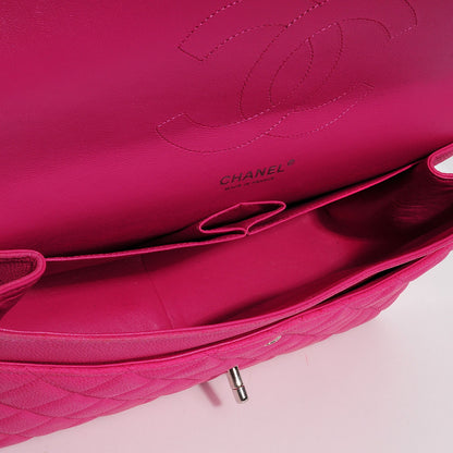 Chanel Iridescent Caviar Quilted Jumbo Double Flap Pink 5 of 8