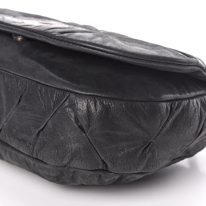 Chanel Iridescent Calfskin Glint Flap Black 10 of 11