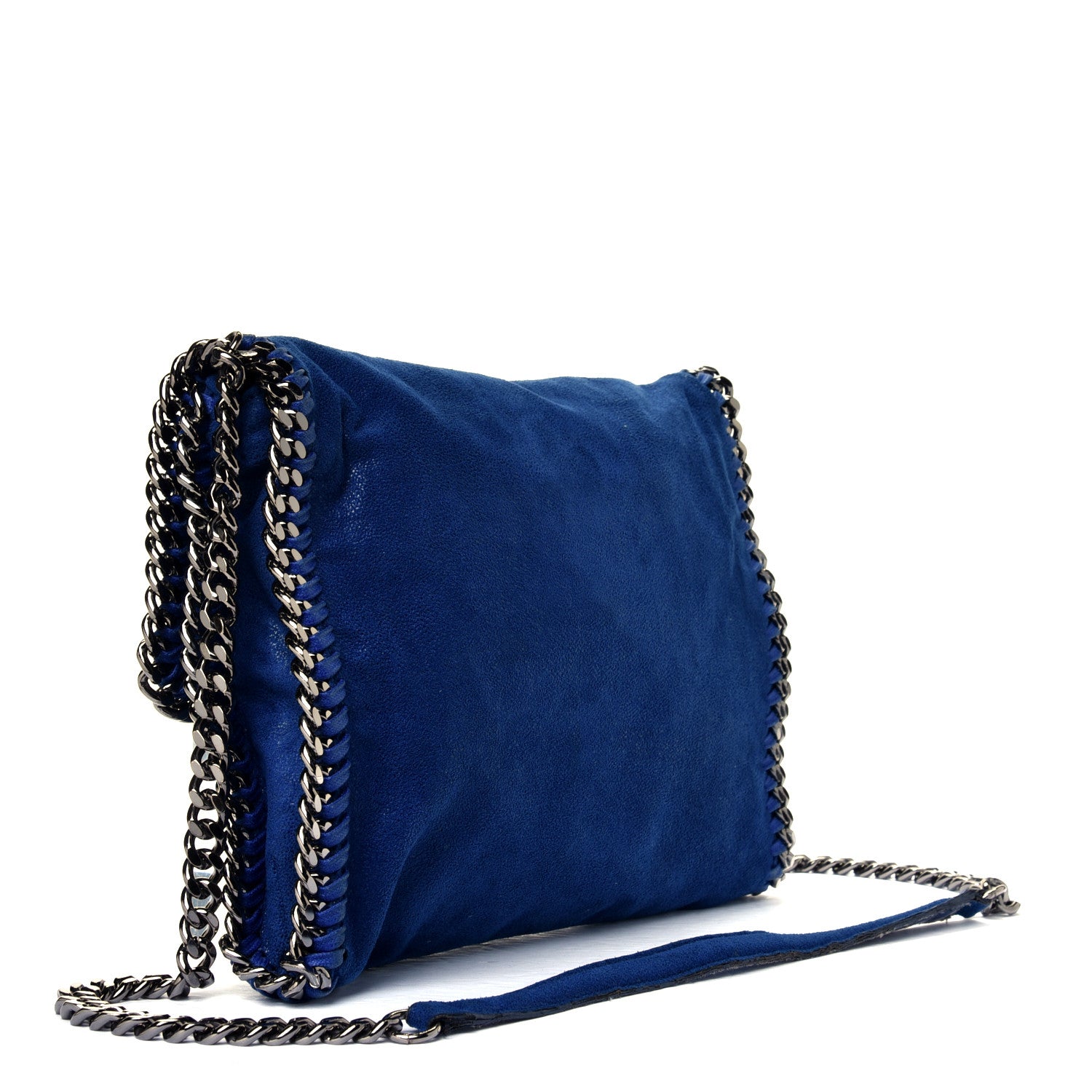Stella McCartney Shaggy Deer Falabella Messenger Royal Blue 2 of 9