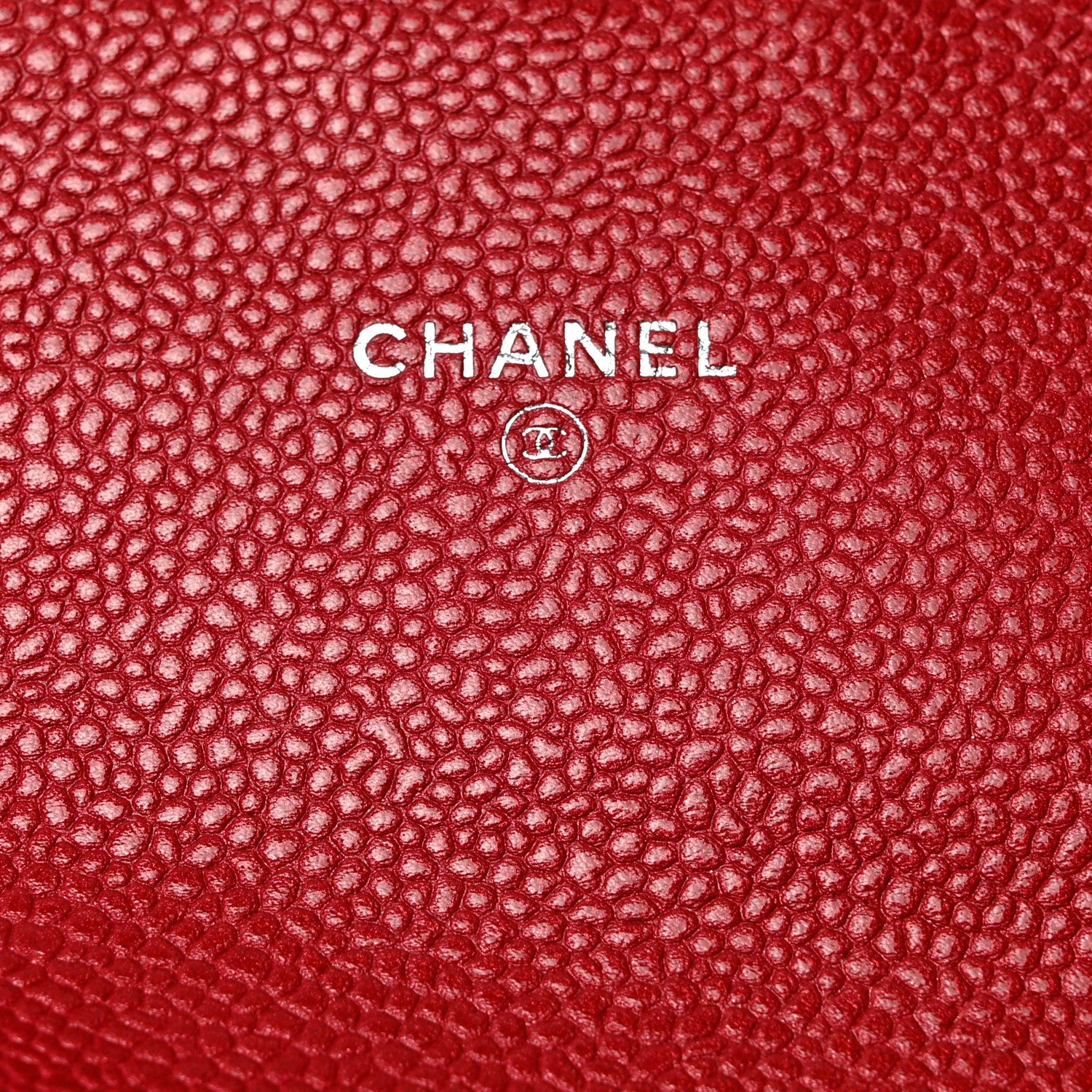 Chanel Caviar Quilted Travel Wallet Red 8 of 9