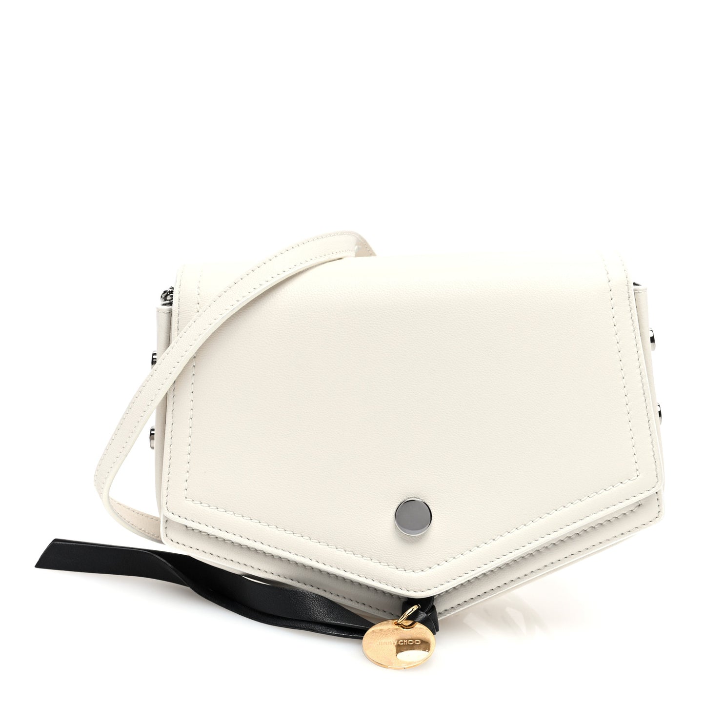 Nappa Arrow Crossbody Bag Chalk