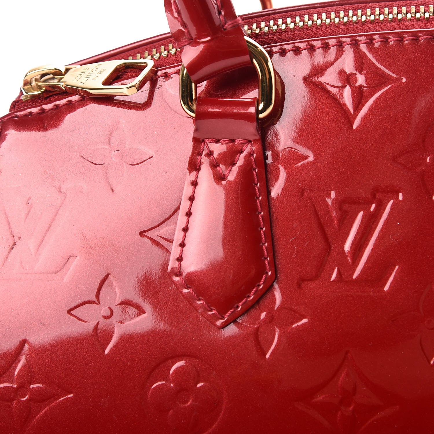 Louis Vuitton Vernis Sherwood PM Pomme D'Amour 7 of 11