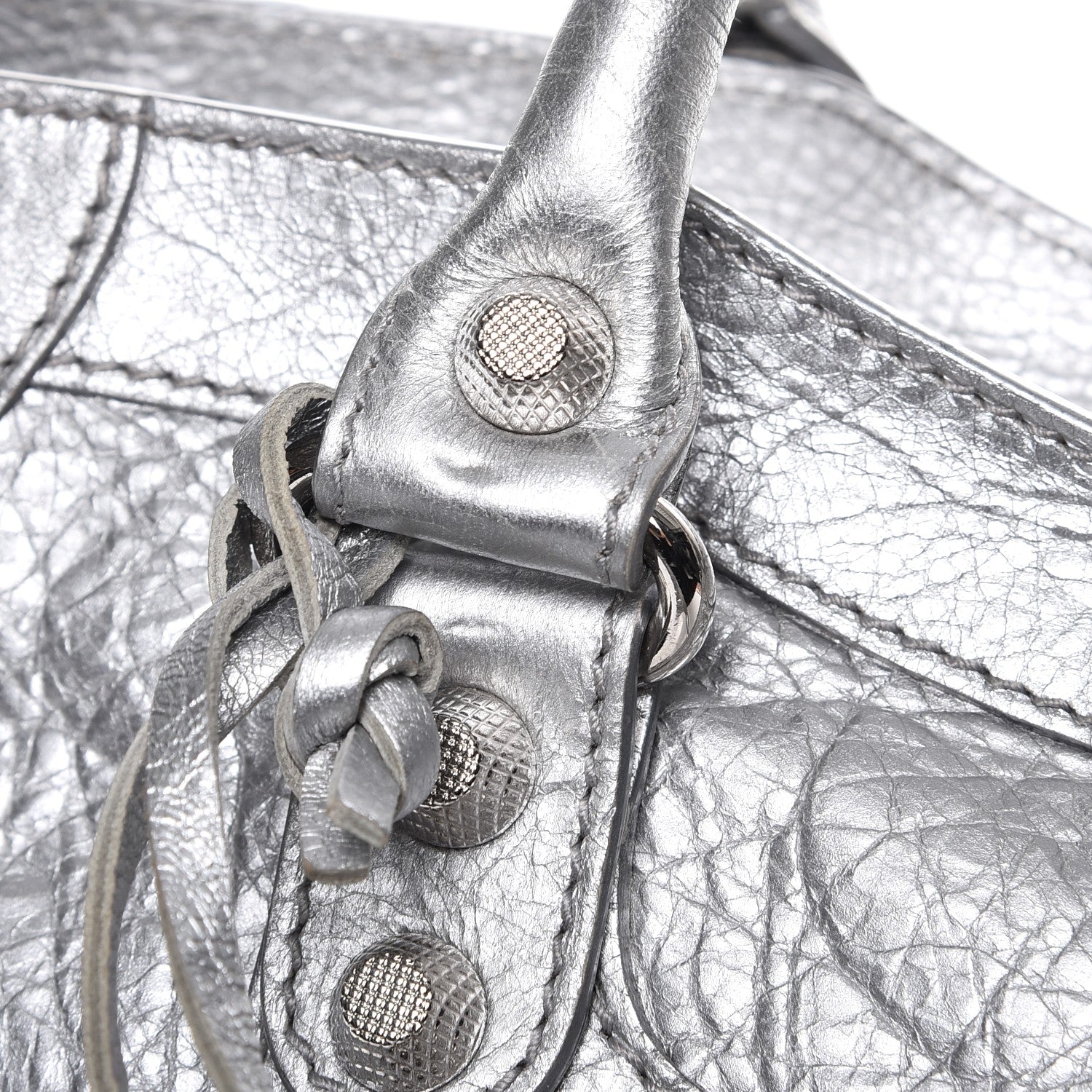 Balenciaga Agneau Giant 12 Silver Hardware City Gris Aluminum 10 of 10