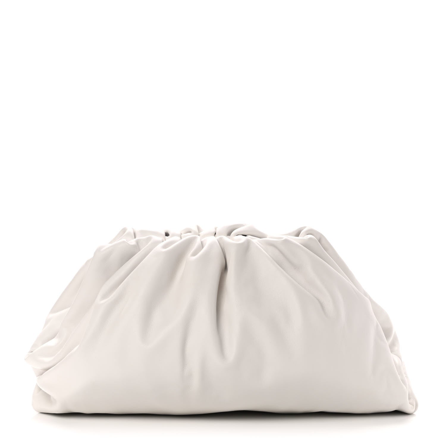 Bottega Veneta Smooth Butter Calf The Pouch Oversized Clutch Mist 1 of 8