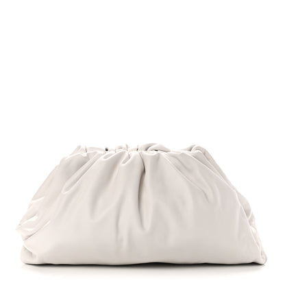 Bottega Veneta Smooth Butter Calf The Pouch Oversized Clutch Mist 1 of 8