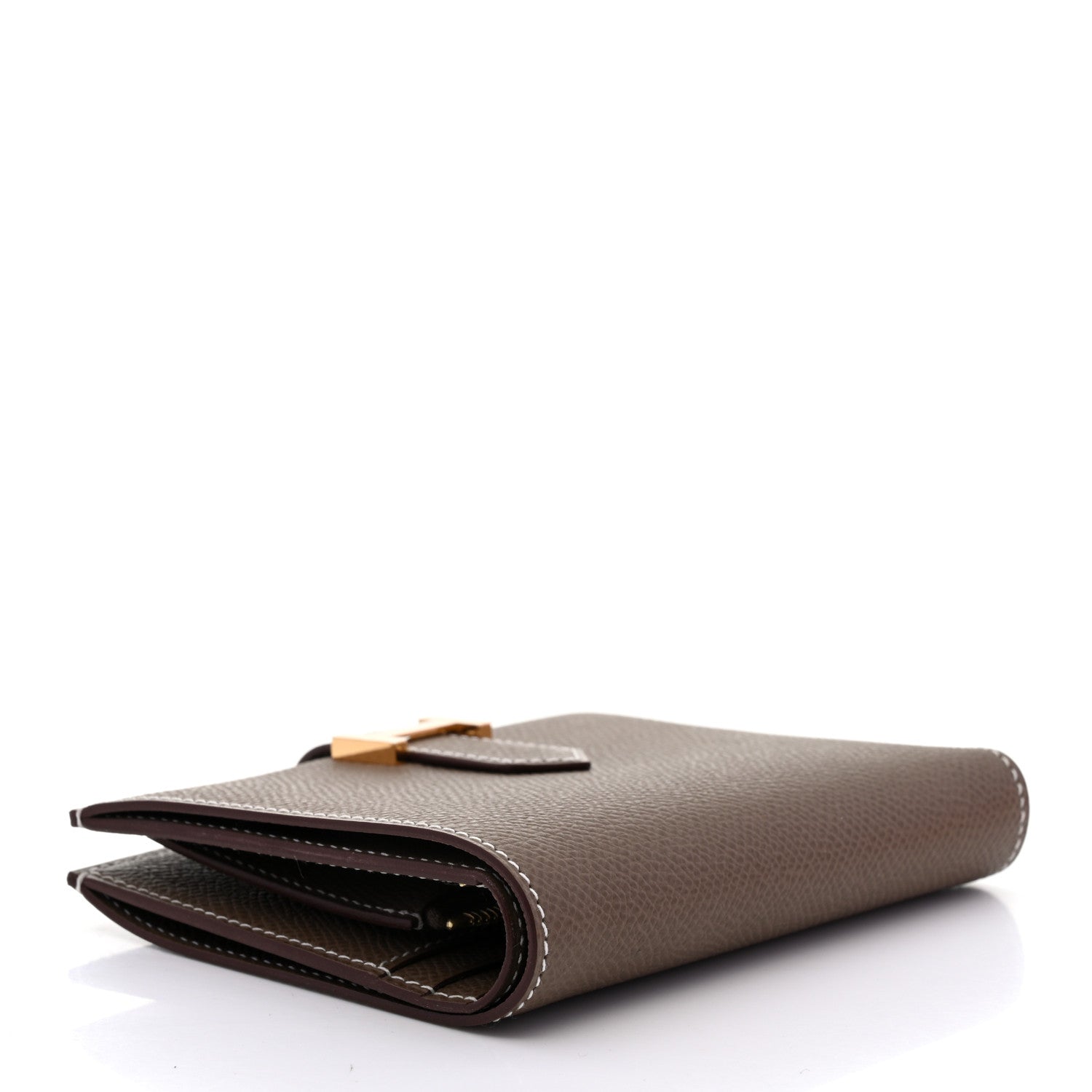 Hermes Epsom Bearn Compact Wallet Etoupe 4 of 8