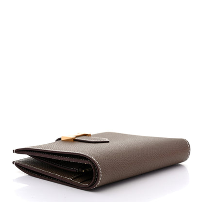 Hermes Epsom Bearn Compact Wallet Etoupe 4 of 8