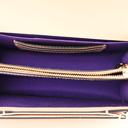Bulgari Calfskin Serpenti Forever Small Crossbody Bag Peach 5 of 9