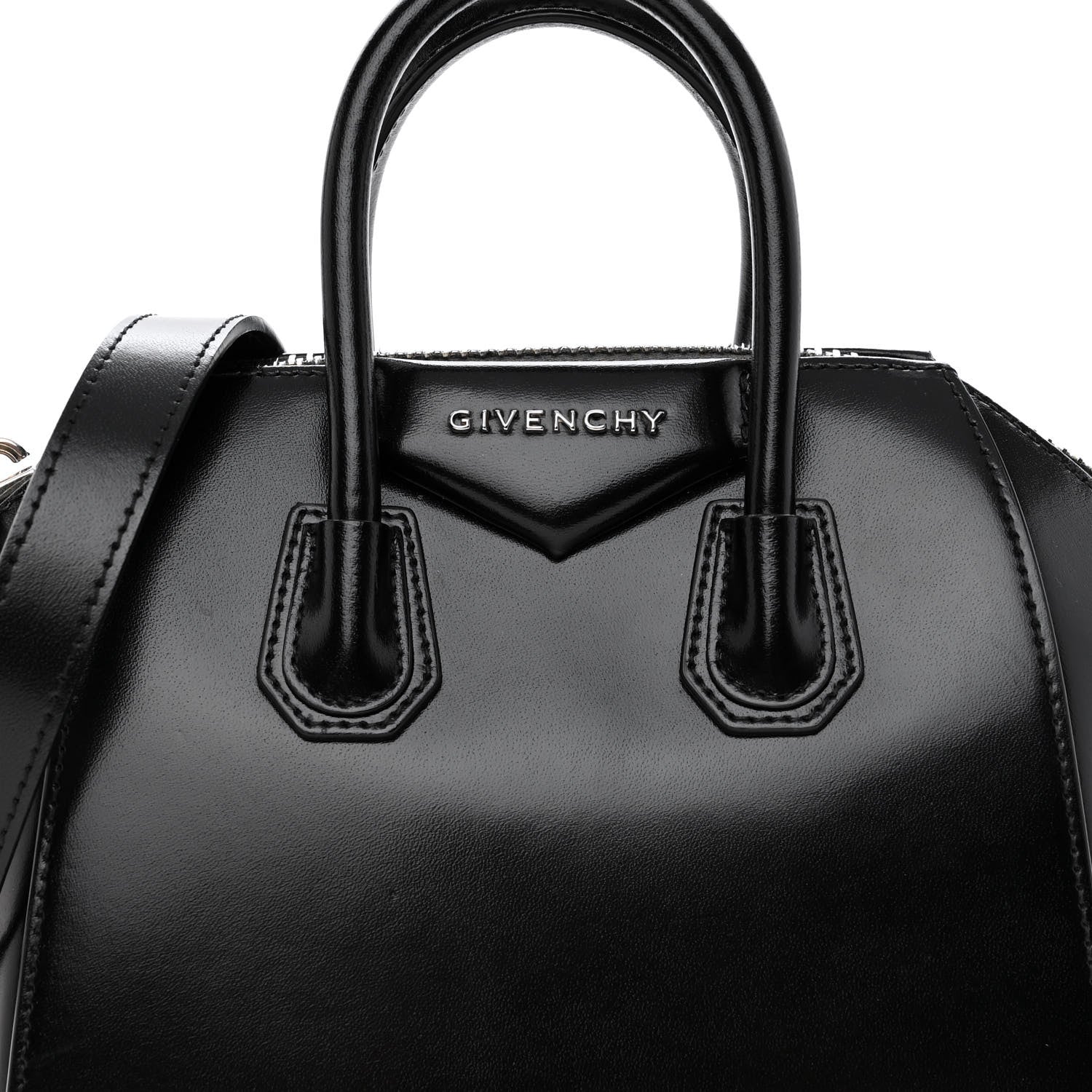 Givenchy Shiny Lord Calfskin Mini Antigona Black 7 of 9