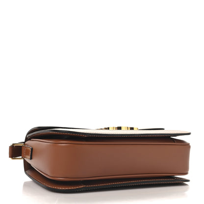 Celine Triomphe Canvas Calfskin Medium Triomphe Bag Tan 4 of 10