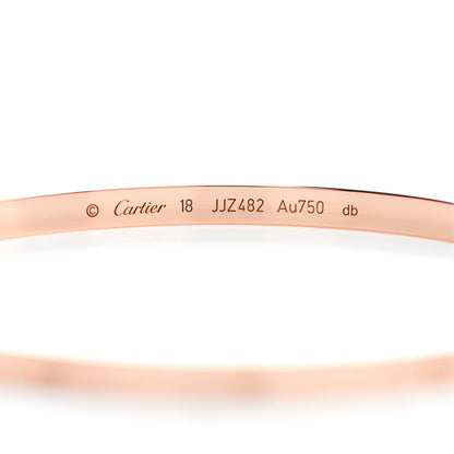 Cartier 18K Pink Gold Small LOVE Bracelet 18 4 of 5