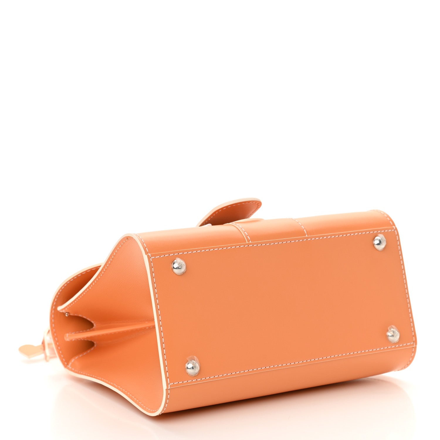 Delvaux Box Calfskin Mini Brillant Satchel Abricot 4 of 10